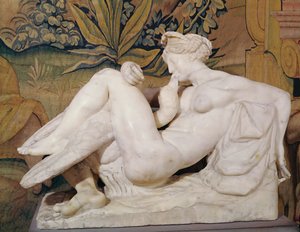 Leda ja joutsen (marmori)